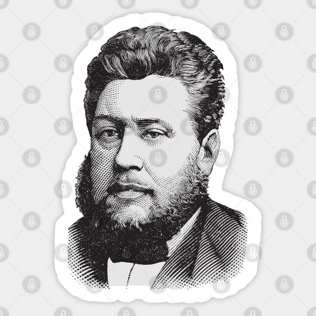 Charles Haddon Spurgeon Sticker by Beltschazar